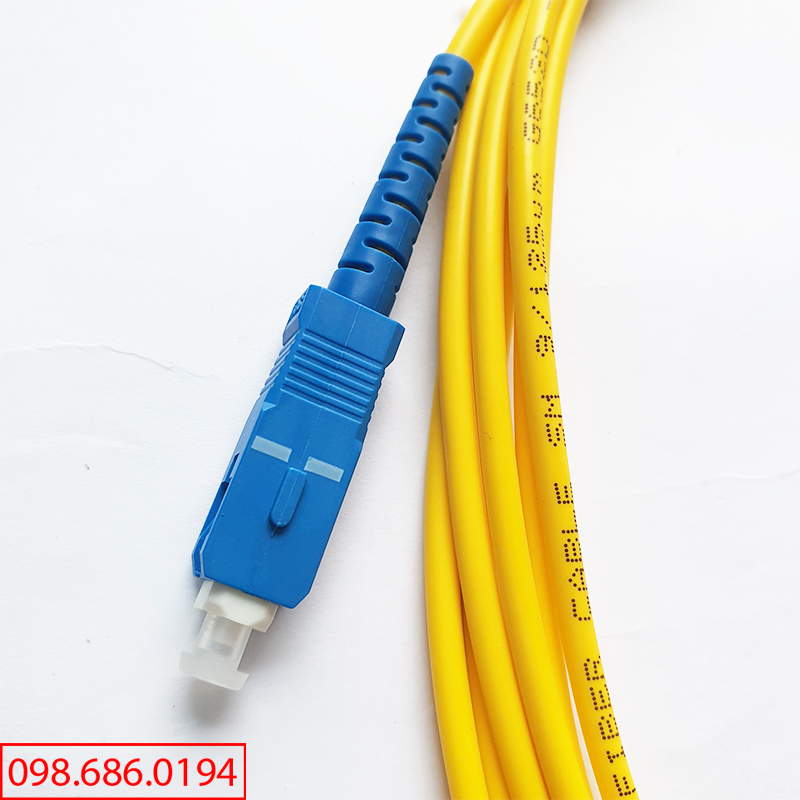 Dây nhảy sợi quang SC-SC chuẩn UPC chiều dài 3m