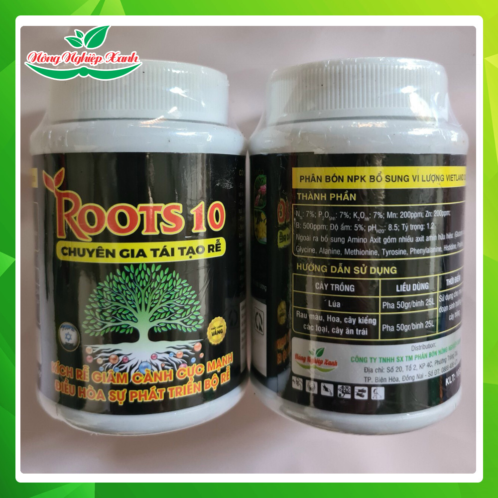 Roots 10- kích rễ, giâm cành cực mạnh (100g)