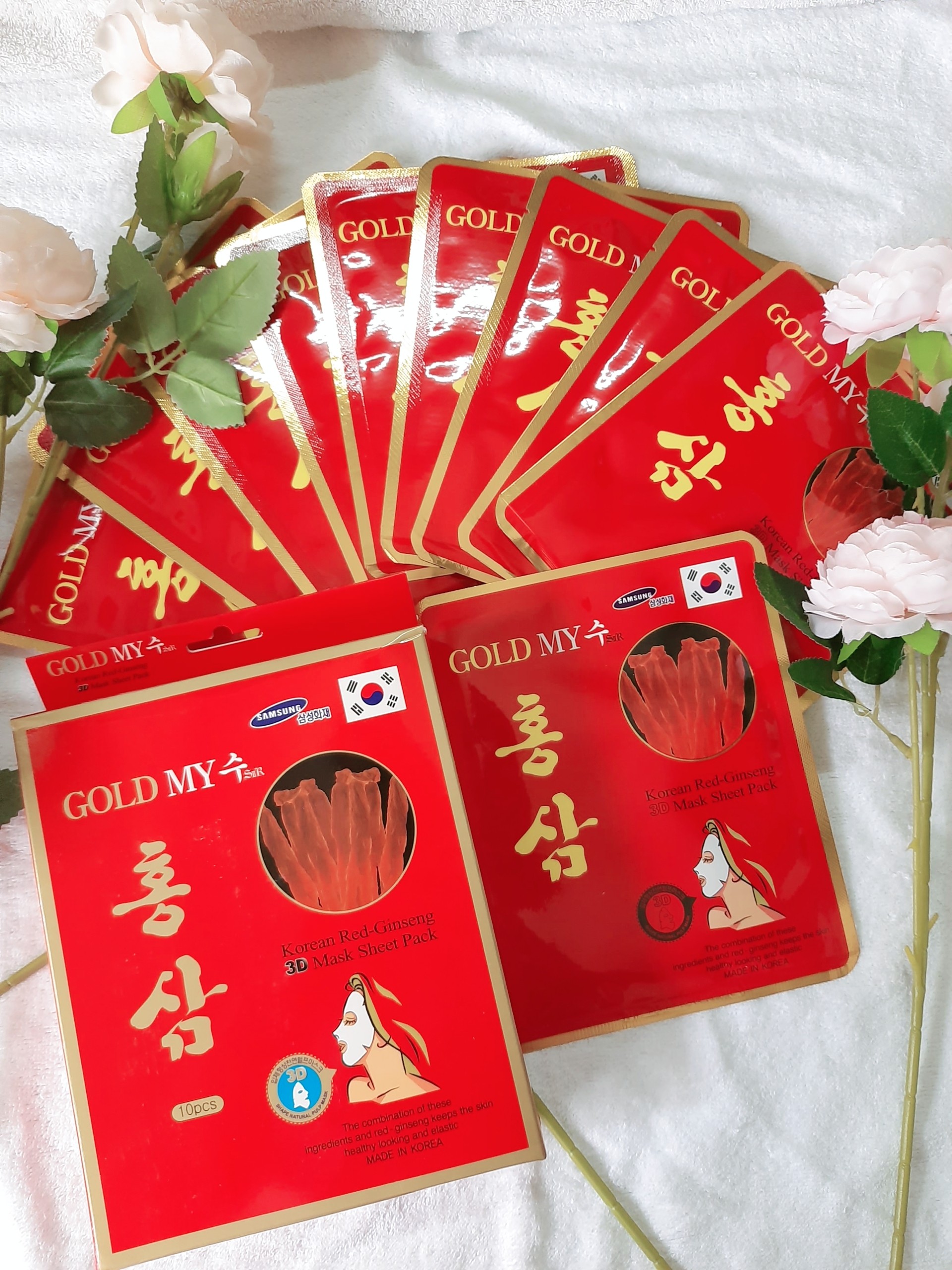 [Combo 10] MẶT NẠ HỒNG SÂM MY GOLD