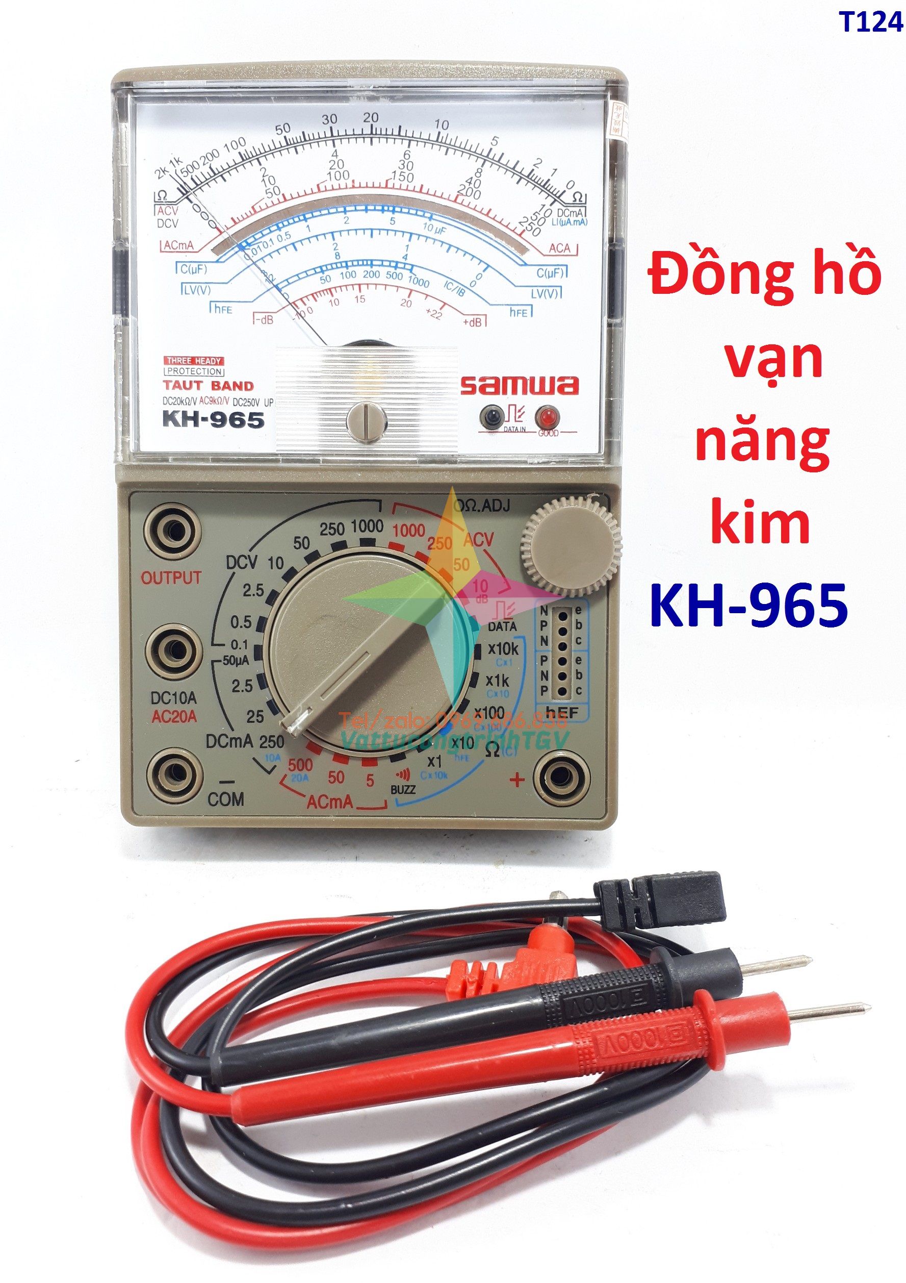 Đồng hồ vạn năng kim SAMWA KH-965