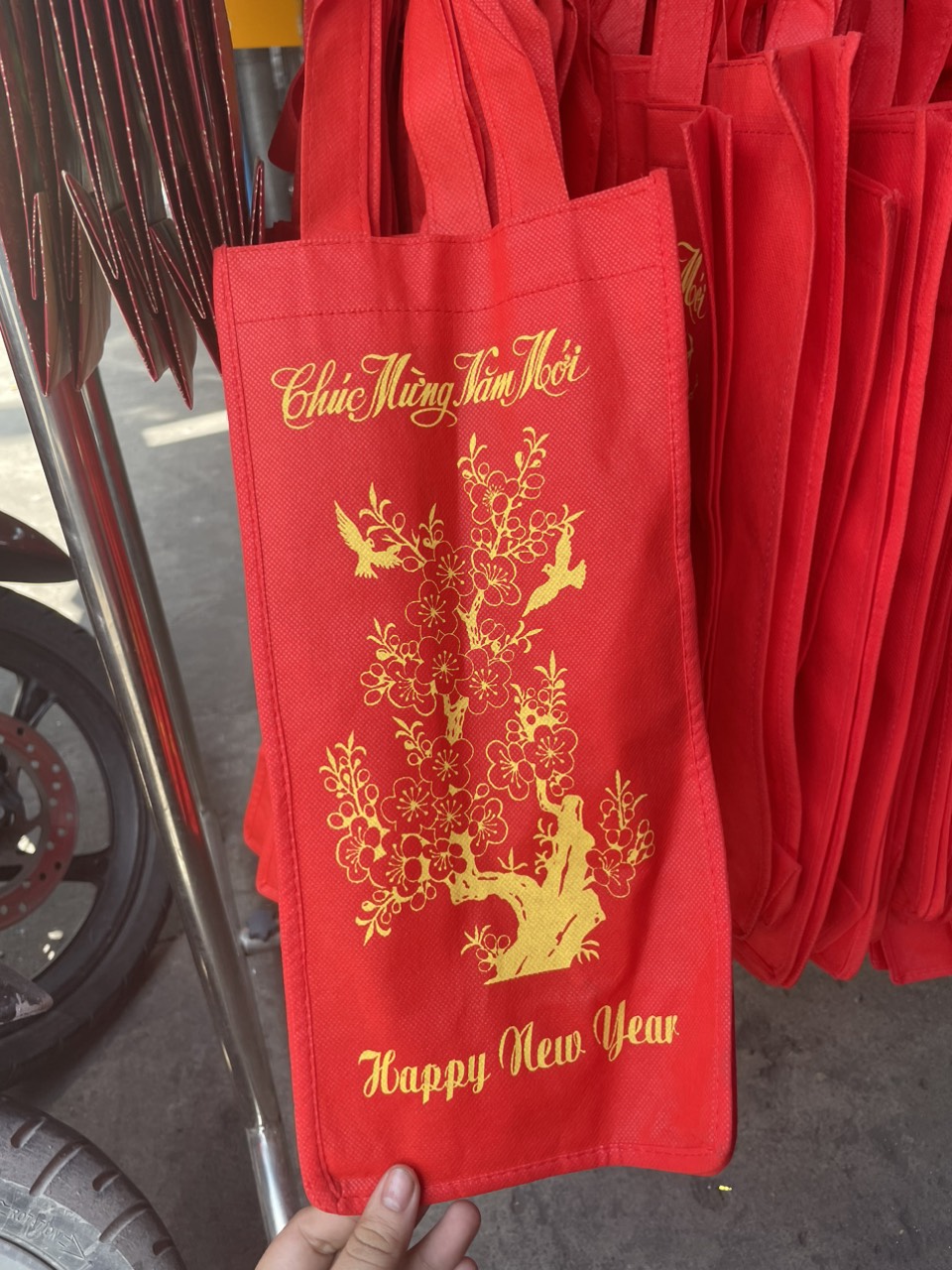 Túi vải đựng quà tết nhiều kích thước
