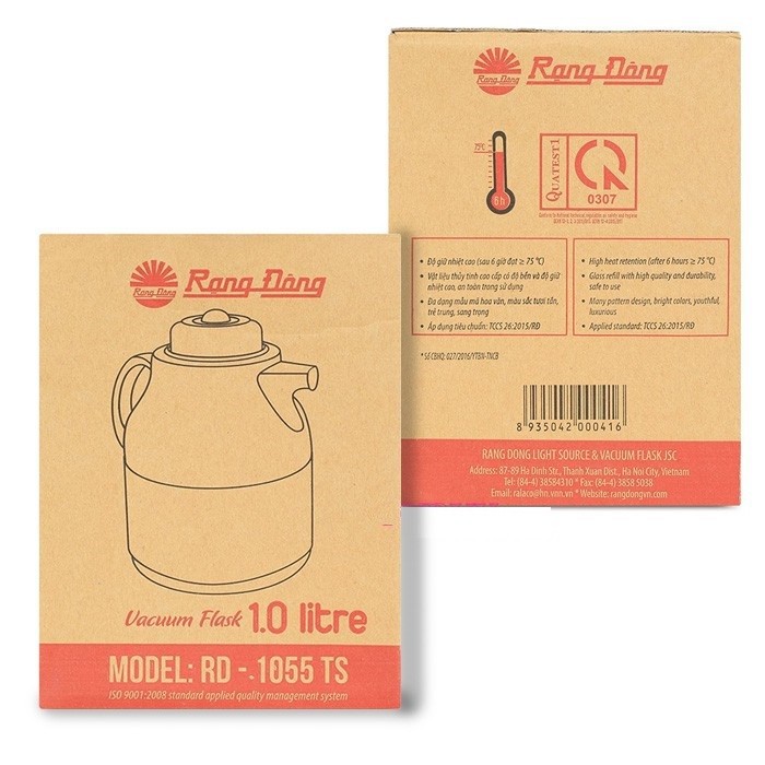 BÌNH PHA TRÀ RẠNG ĐÔNG RD-1055TS 1.0 LÍT