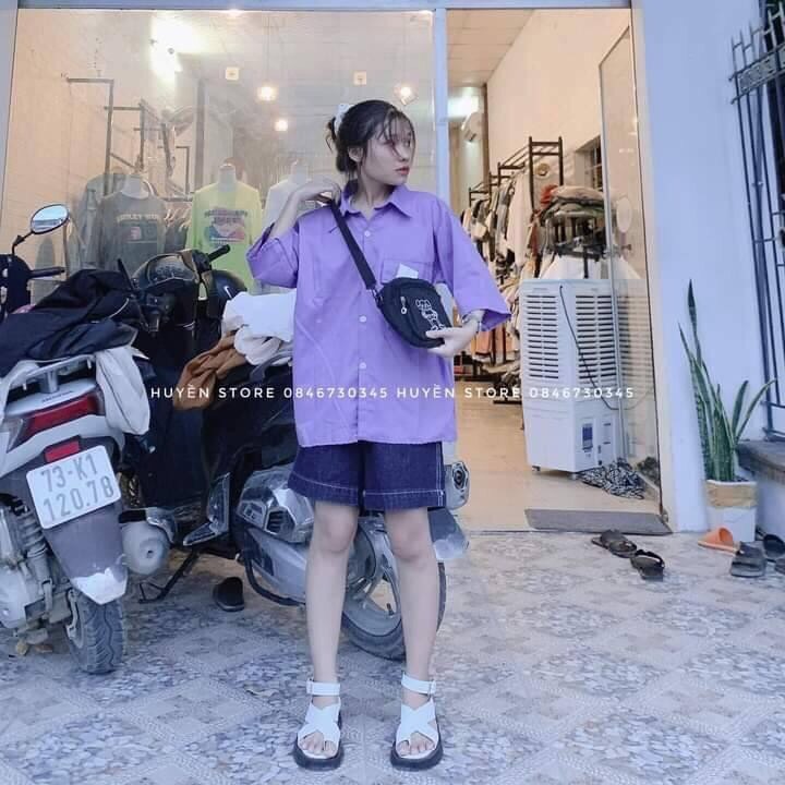 [Hót trend] Áo sơmi nam nữ siêu dễ thương