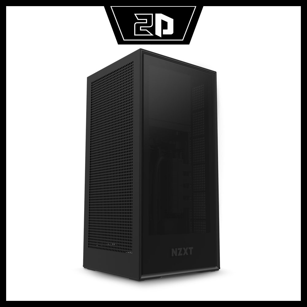 Vỏ case NZXT H1 (V1) Matte Black (Mini Tower/Màu Đen)