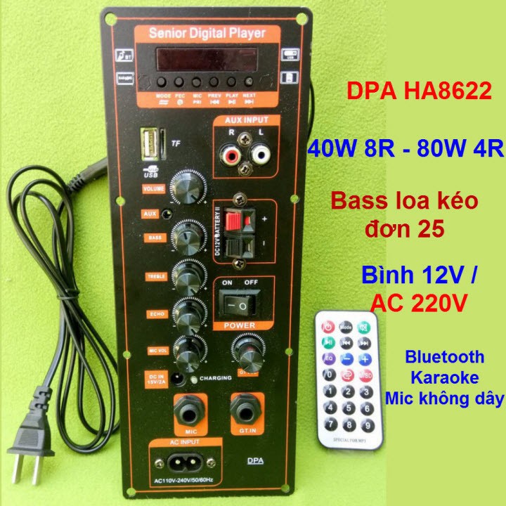 [HCM]Mạch loa kéo HA8622 - Link tổng hợp