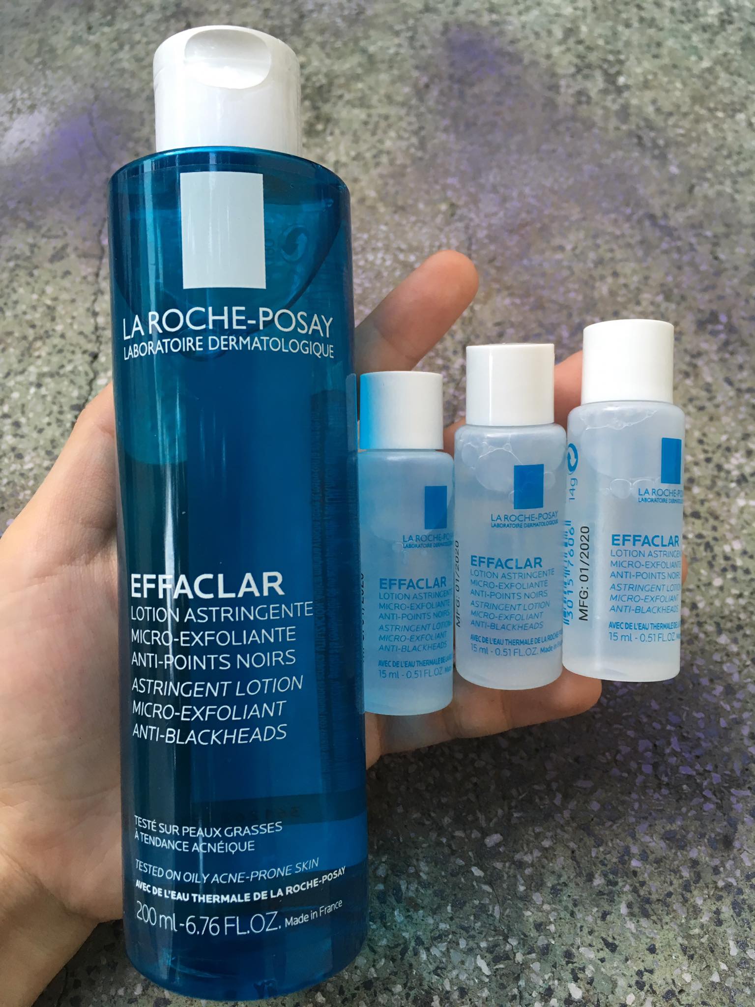 Toner( nước hoa hồng) La Roche Posay cho da dầu mụn 15ml