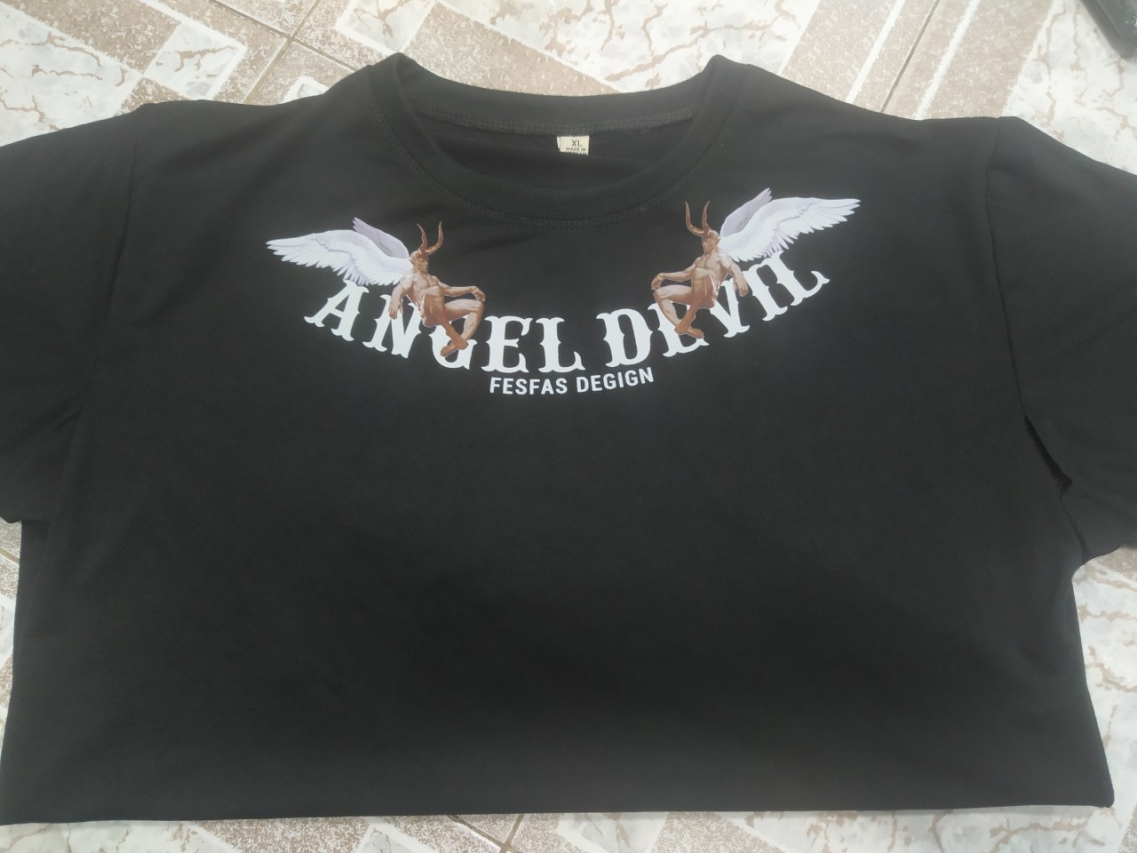 Áo thun TAY NGẮN Angel Devil (TAY LỠ IB)