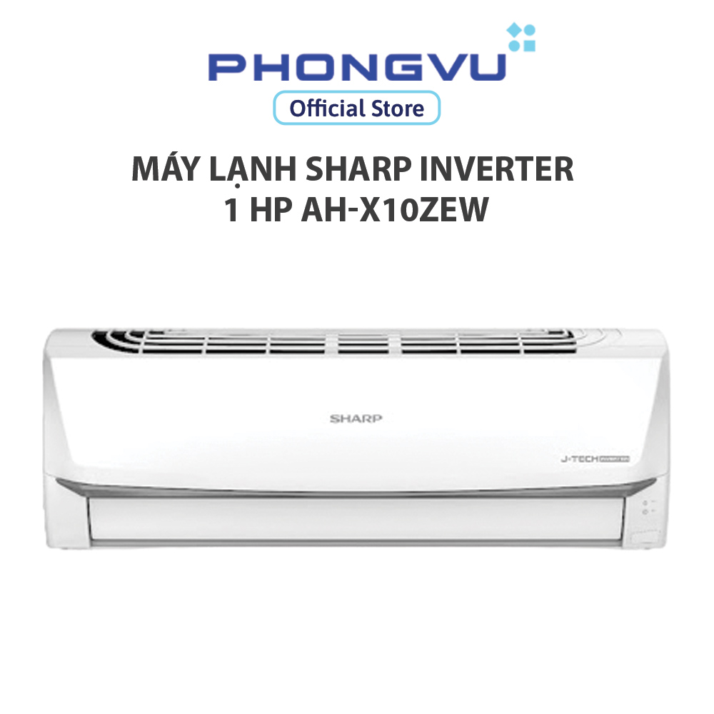 Máy lạnh Sharp Inverter 1 HP AH-X10ZEW - Bảo hành 24 tháng - Free ship Hanoi & Ho Chi Minh