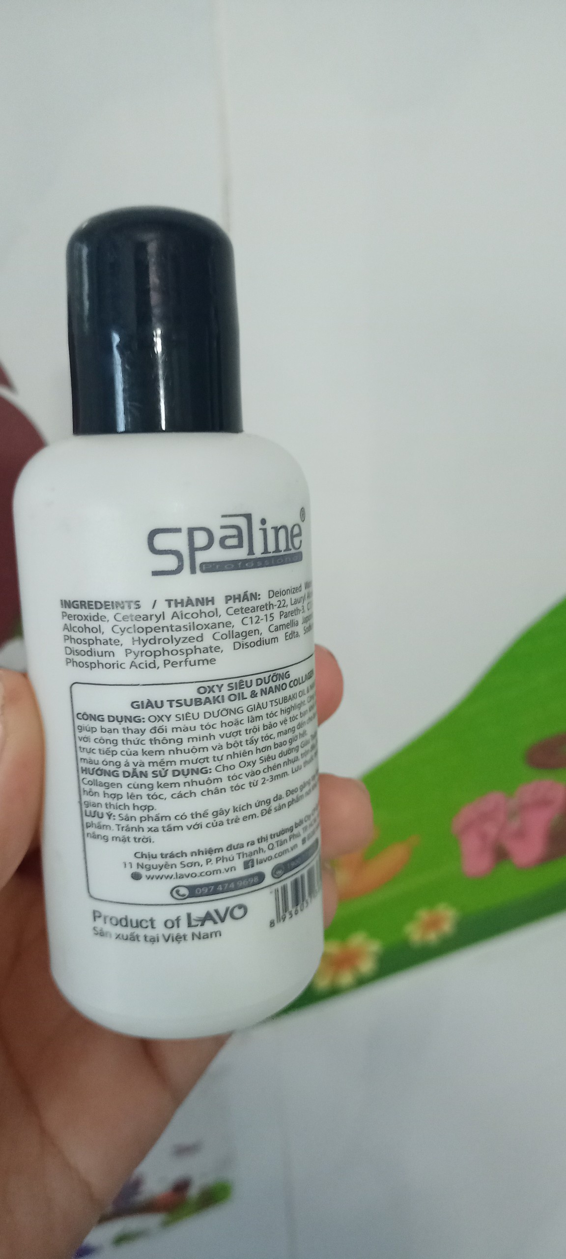 [HCM]100ml Oxy nhuộm tóc Spaline
