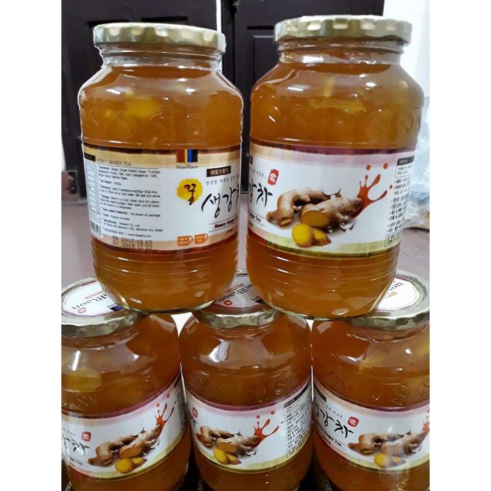 MẬT ONG GỪNG HÀN QUỐC [ LỌ 1KG] ( hsd; 7/2023)