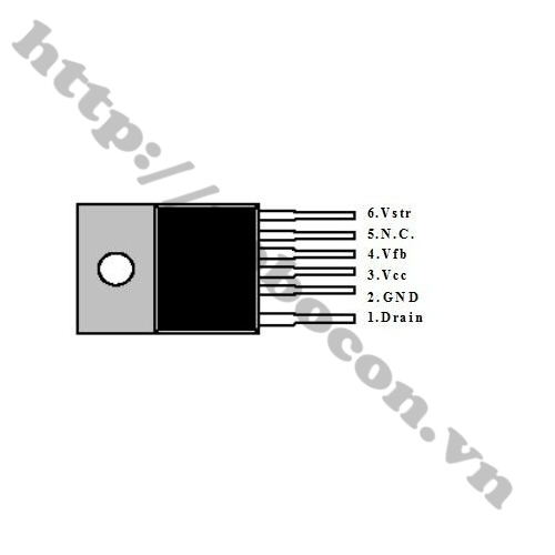 IC NGUỒN DM0565R DIP-6
