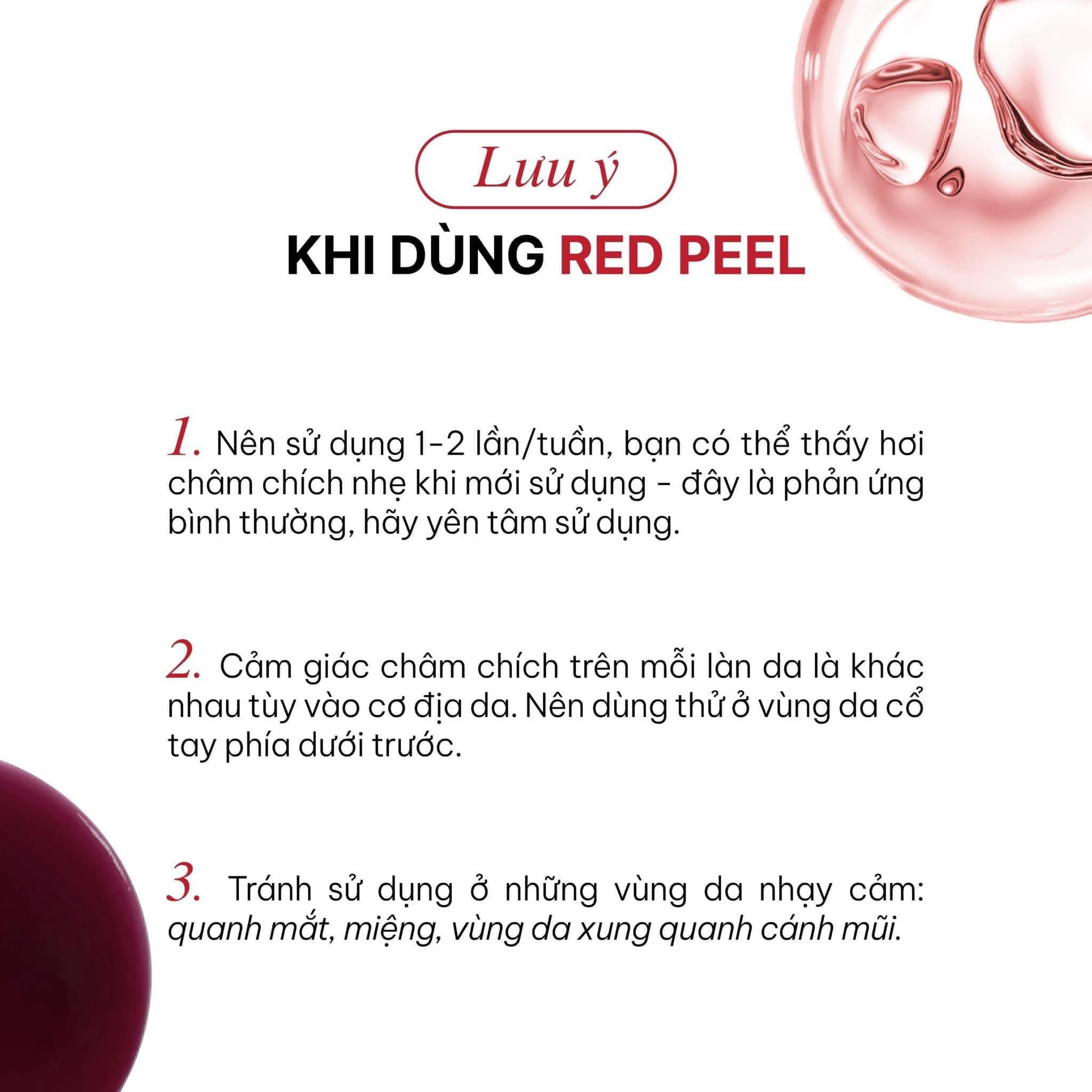 [Fullbox] Thay Da Sinh Học Red Peel Serum 10ML