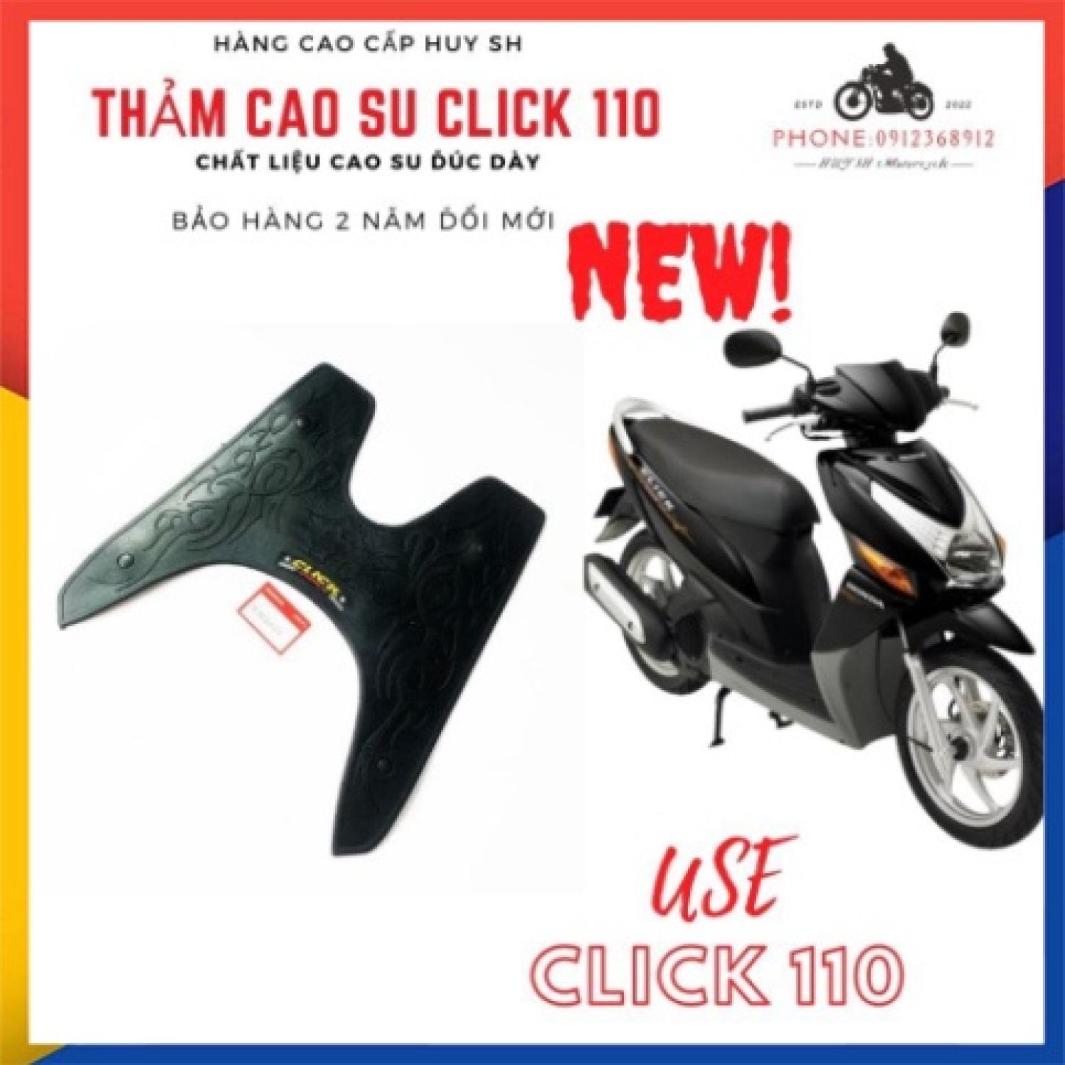 Thảm lót sàn chân Click 110 cao su