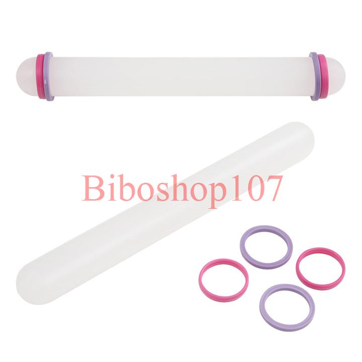 Cán lăn bột nhựa đúc 23cm