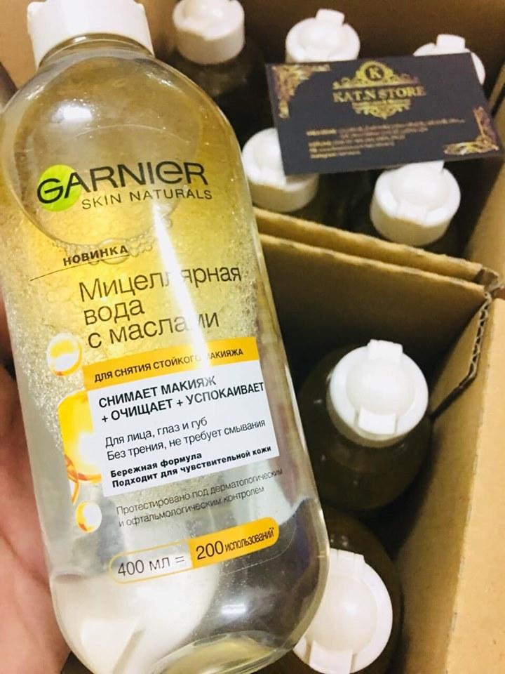 Dầu tẩy trang garnier vàng