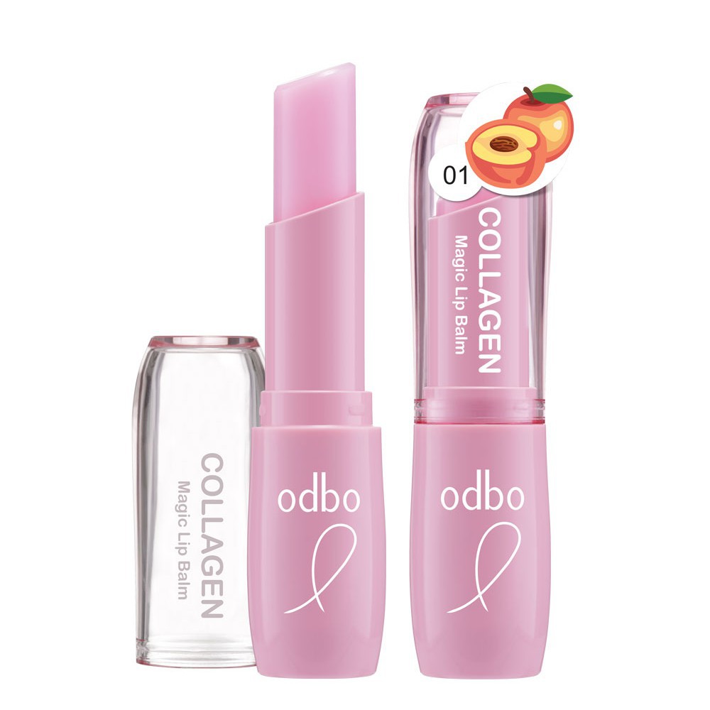 [HCM]Son Dưỡng Odbo Collagen Magic Lip Balm OD521