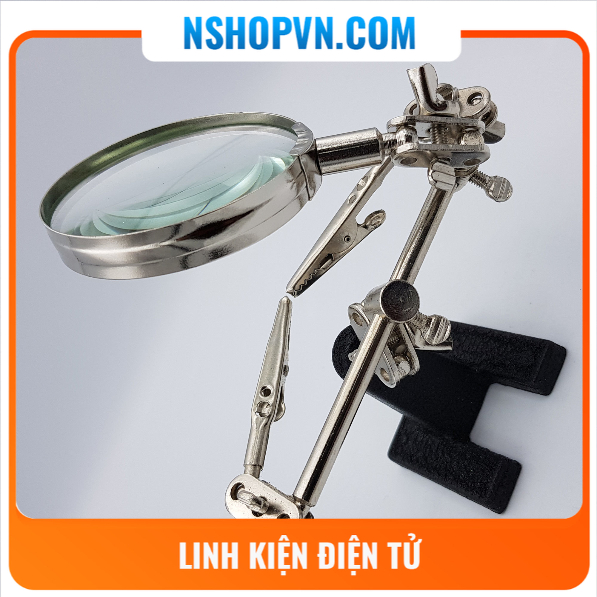 Giá kẹp hàn mạch có kính lúp