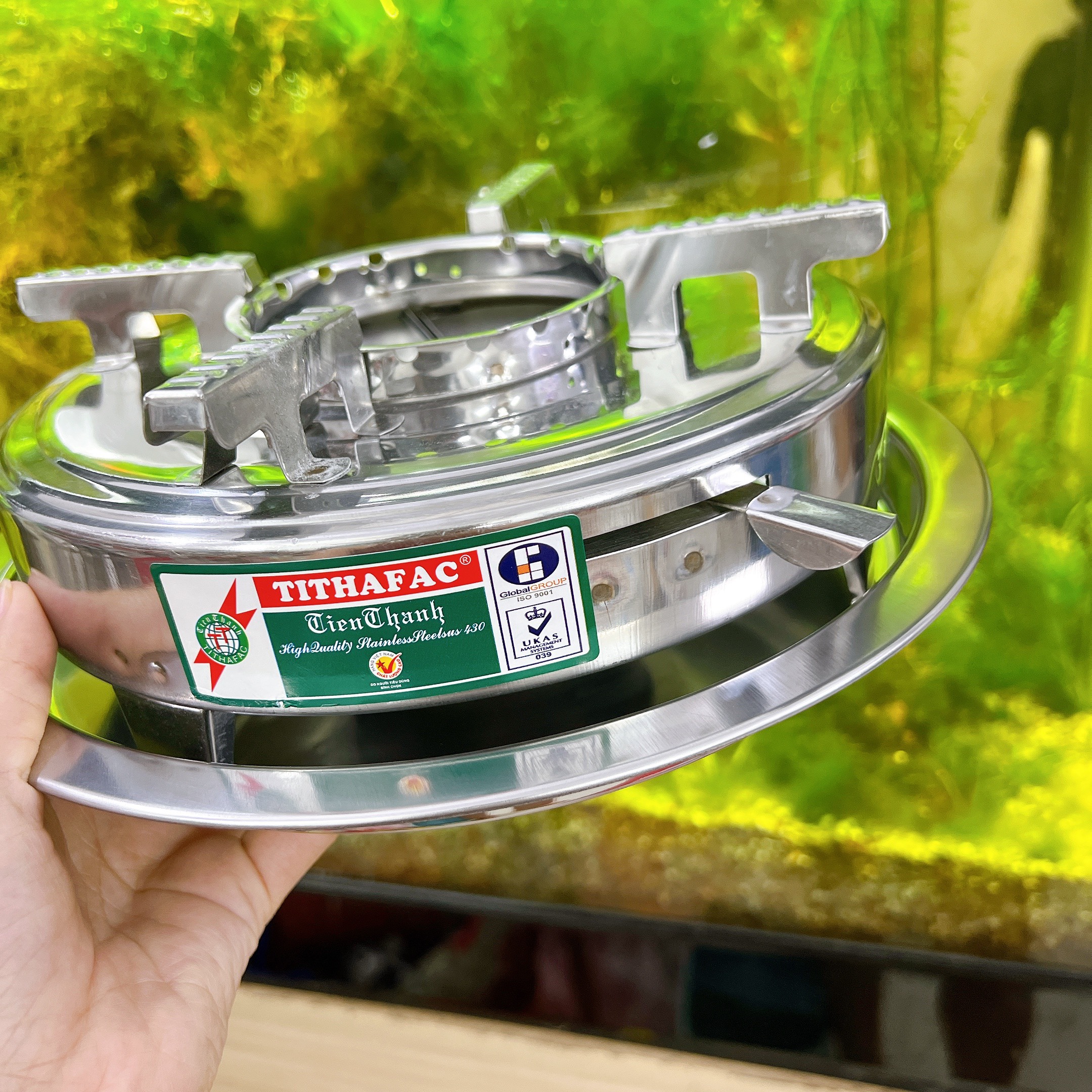Lót bếp cồn - Khay tròn để bếp cồn 26cm