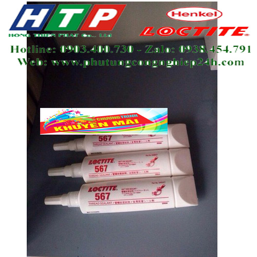 Thông tin kỹ thuật keo loctite 567-50ml