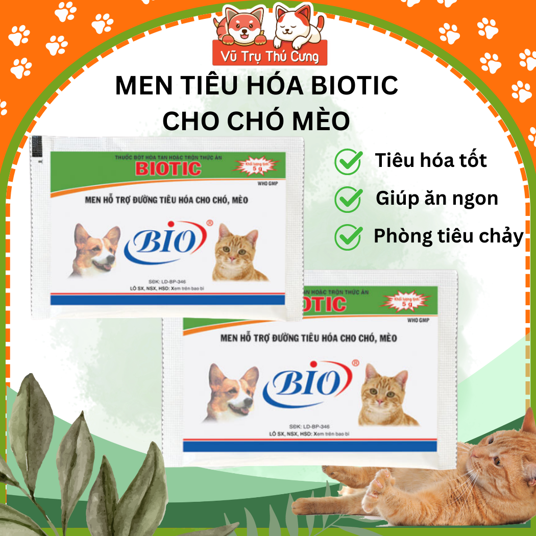 Digest Enzymes Biotic for cat dog - Pet-digest aid, cat dog vitamins supplement