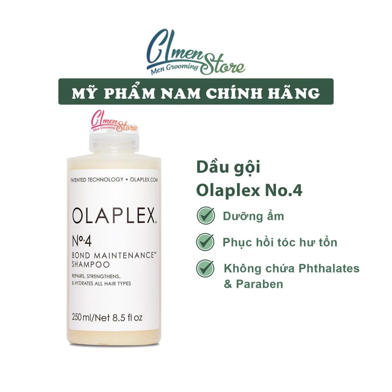 Bộ sản phẩm chăm sóc phục hồi tóc hư tổn OLAPLEX