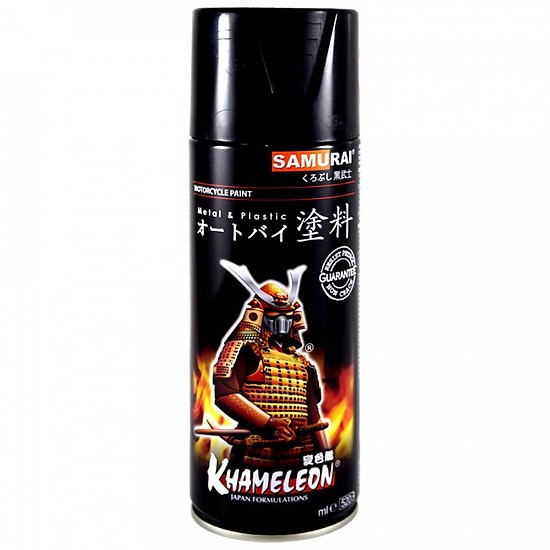 Sơn chịu nhiệt Samurai H2 màu đen mờ sơn pô chống cháy