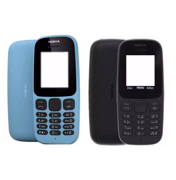 Vỏ Nokia 105 2017 ( không sườn - có phím )