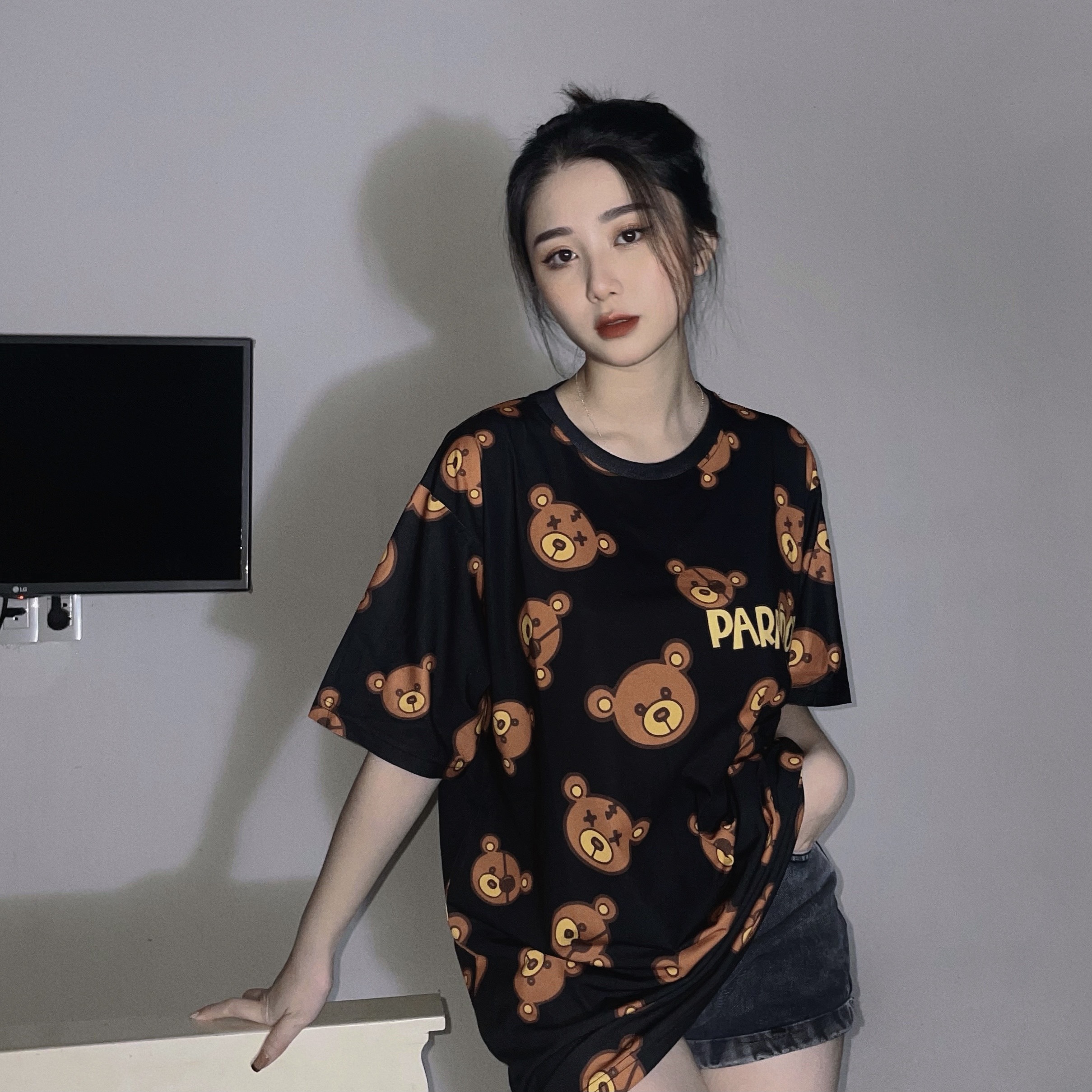 PARADOX Áo thun MONOGRAM CUTIE BEAR TEE