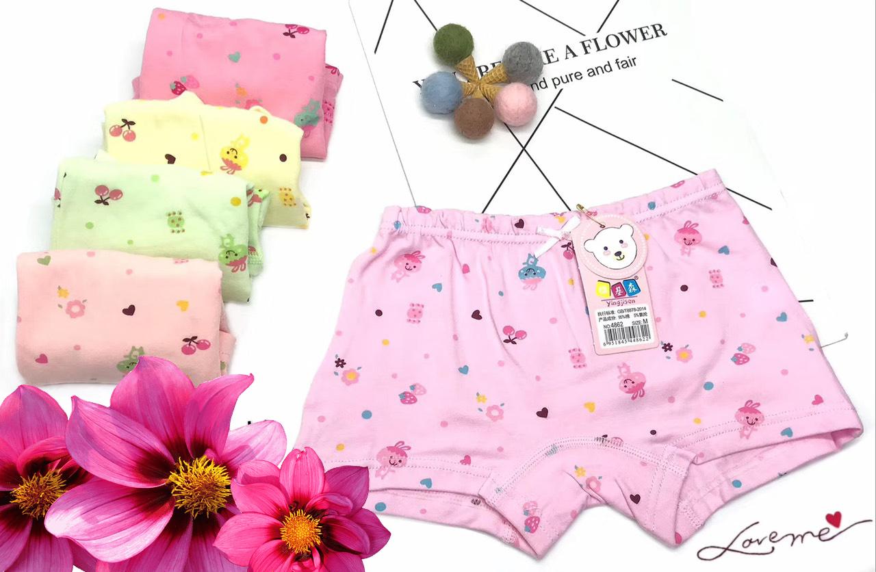 -COMBO 5 QUẦN CHIP ĐÙI BÉ IN HÌNH NHỎ (8-12kg)