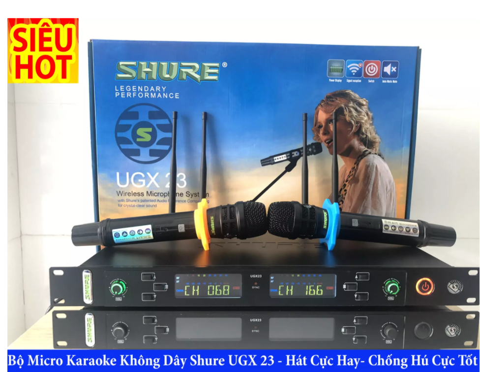 MICRO KHÔNG DÂY SHURE.UGX23
