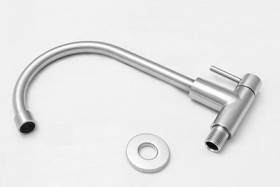 [HCM]Vòi rửa chén - bát lạnh gắn tường Inox 304
