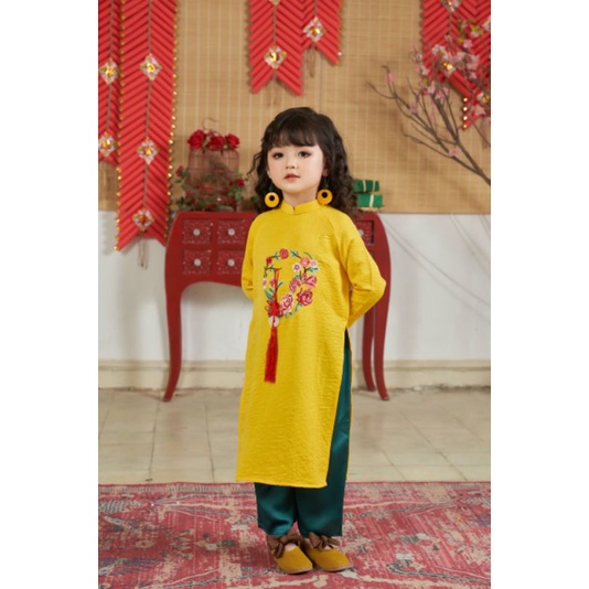 🥰 Sét áo dài cách tân mẹ bé đẹp sang ( Cam kết ảnh thật 100%)