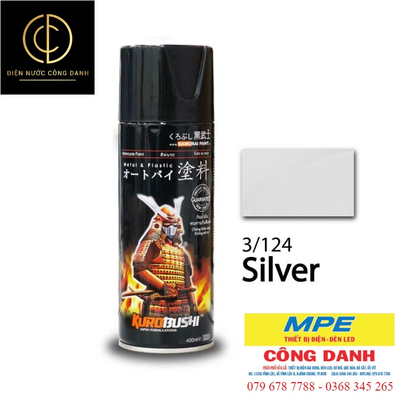 Sơn Samurai 124 màu bạc