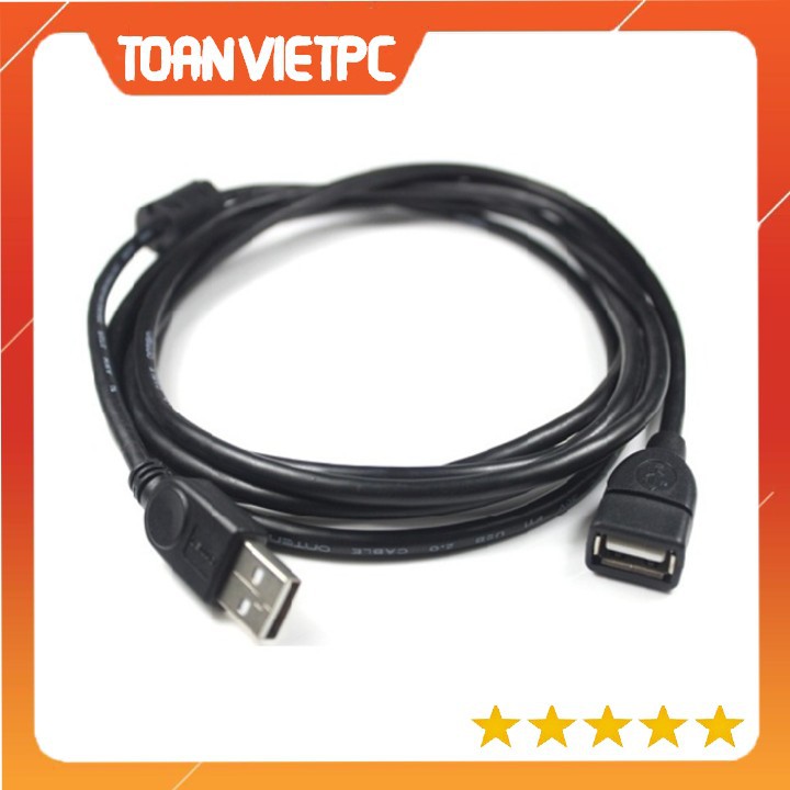 Dây cáp usb nối dài 3m đen
