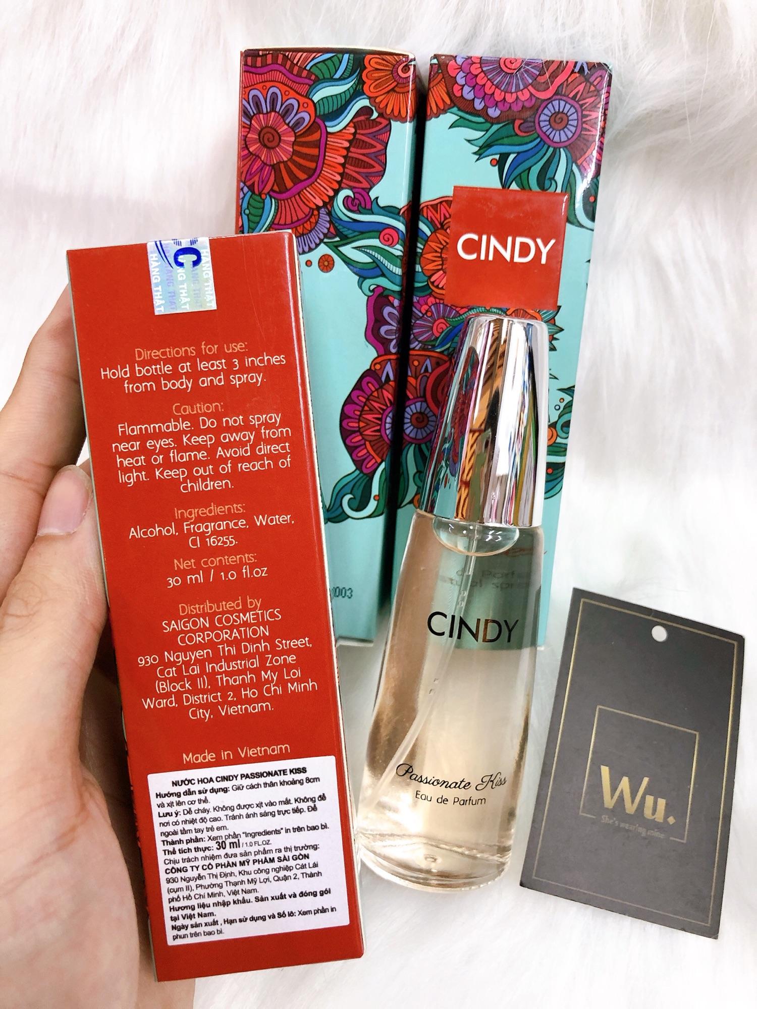 Nước hoa Cindy Passionate Kiss 30ml