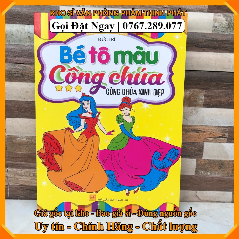 TẬP TÔ MÀU CÔNG CHÚA CHO BÉ