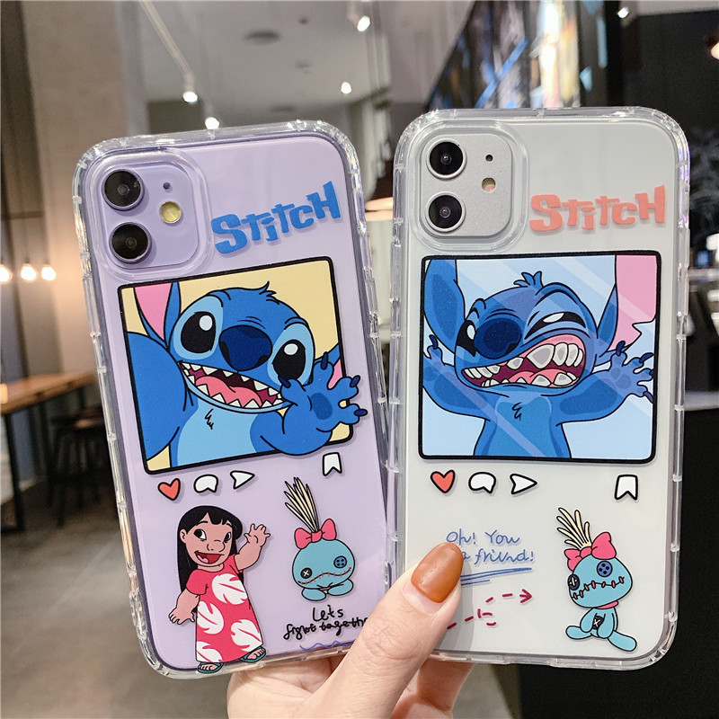 Ốp Lưng Silicon Chống Sốc Stitch