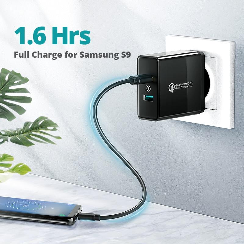 Sạc nhanh đa năng 2 cổng Quick Charge 3.0 36W Ugreen