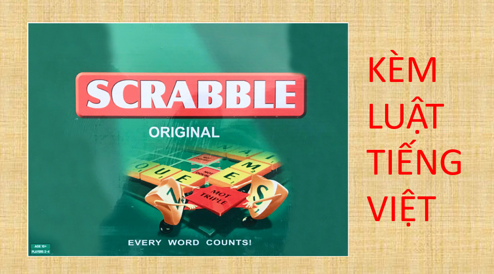 [HCM]TRÒ CHƠI BOARD GAME HỌC TIẾNG ANH SCRABBLE