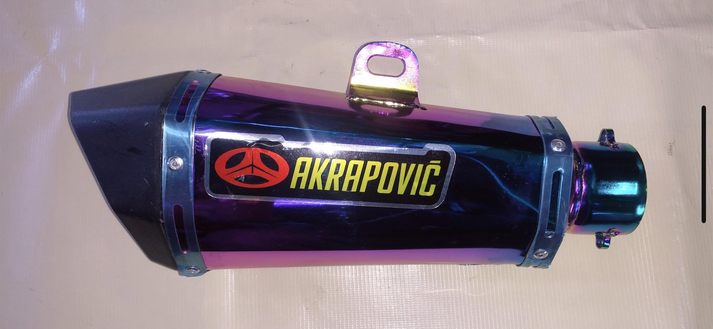 [HCM]Pô lon Akrapovic VN kèm cổ & phụ kiện gắn wave /drem/sirius/cup/future