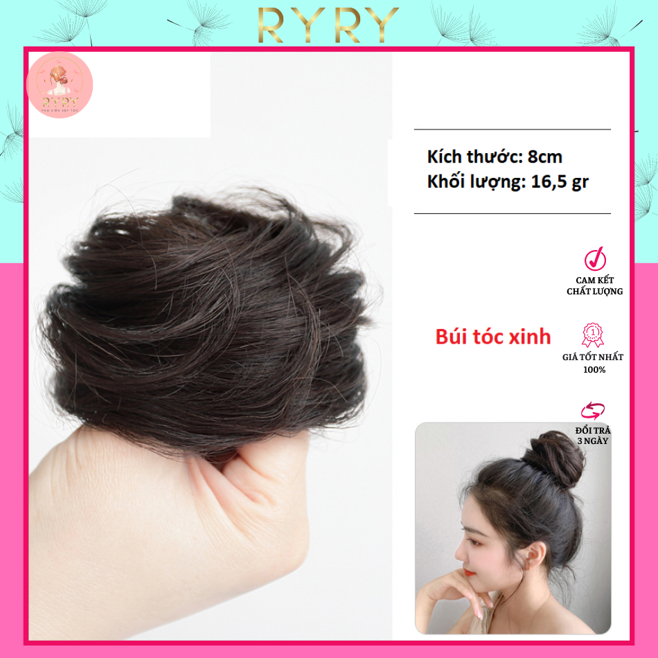 Búi Tóc Giả Tròn Thời Trang Cho Nữ