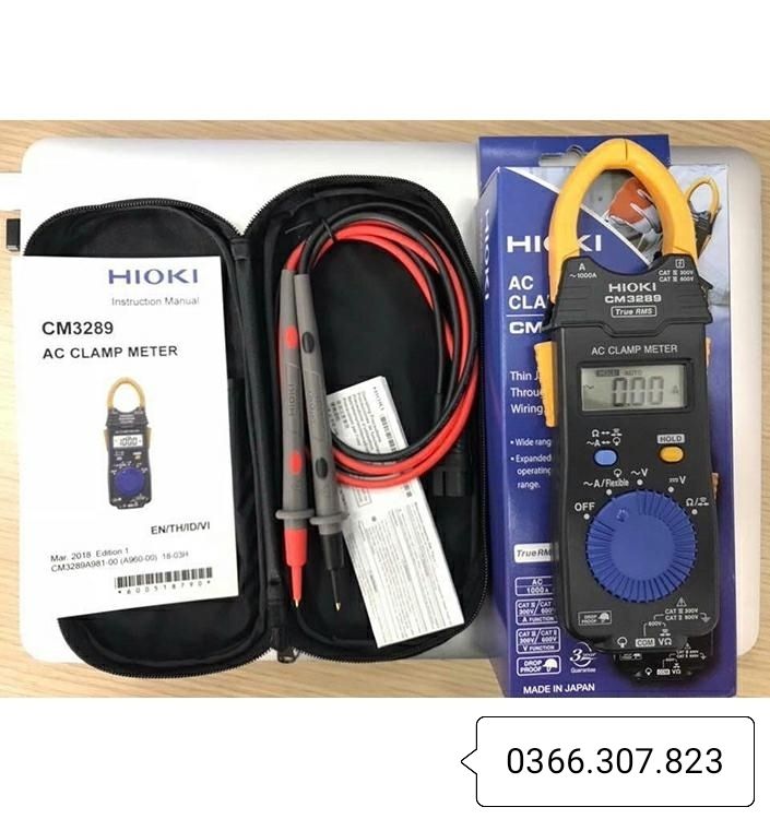 Hioki Cm-3289 Ac Current Clamp Meter (1000A True Rms) |   Home Repair Tools > Hand Tools & Accessories > Hand Tools, Components & Accessories