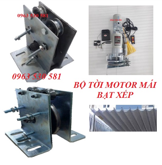 BỘ TỜI BẠT XẾP LẮP CHO MOTOR  MÁI BẠT XẾP