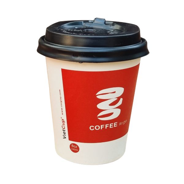 Cốc giấy Vietcup 8oz uống cafe - 240ml ( 100 cốc)