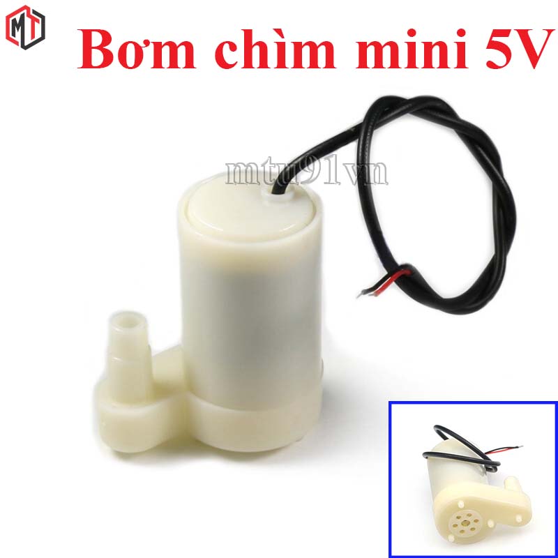 Máy Bơm Chìm Mini 3V 5V - Bơm dạng đứng