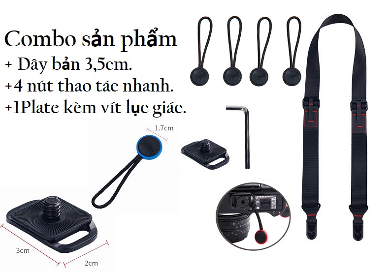 Dây đeo máy ảnh thao tác nhanh.(Anchor Link)