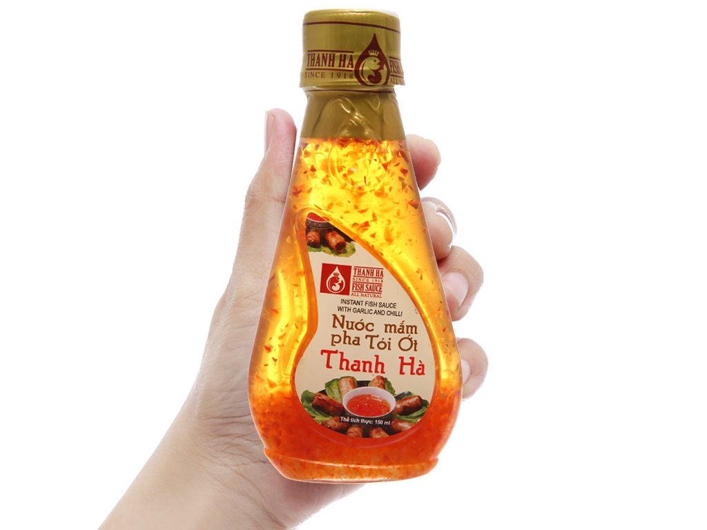 [HCM - Nhu Yếu Phẩm] Nước Mắm Tỏi Ớt Pha Sẵn Thanh Hà - Chai 150ml