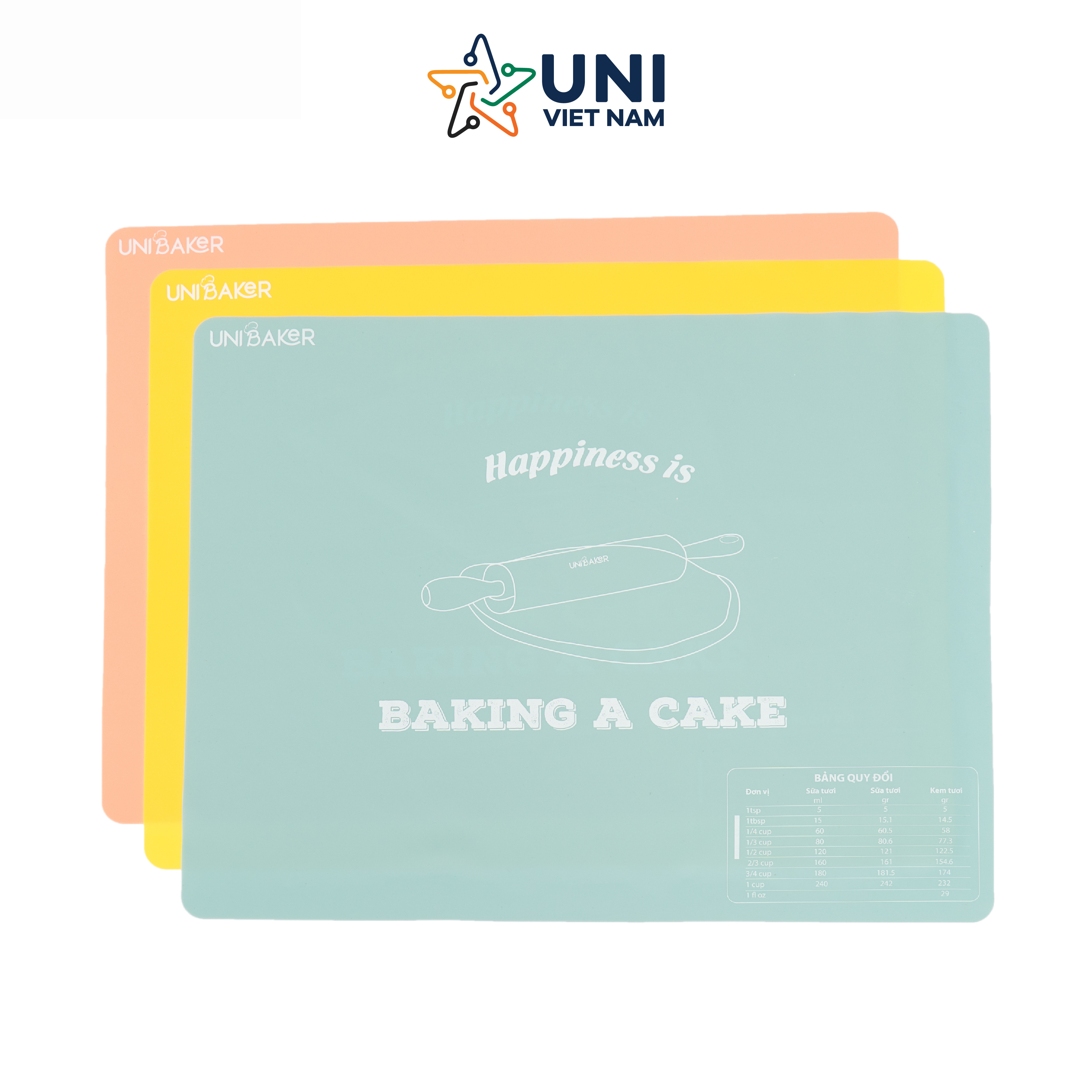 Tấm nhào bột Silicone Unibaker MB020