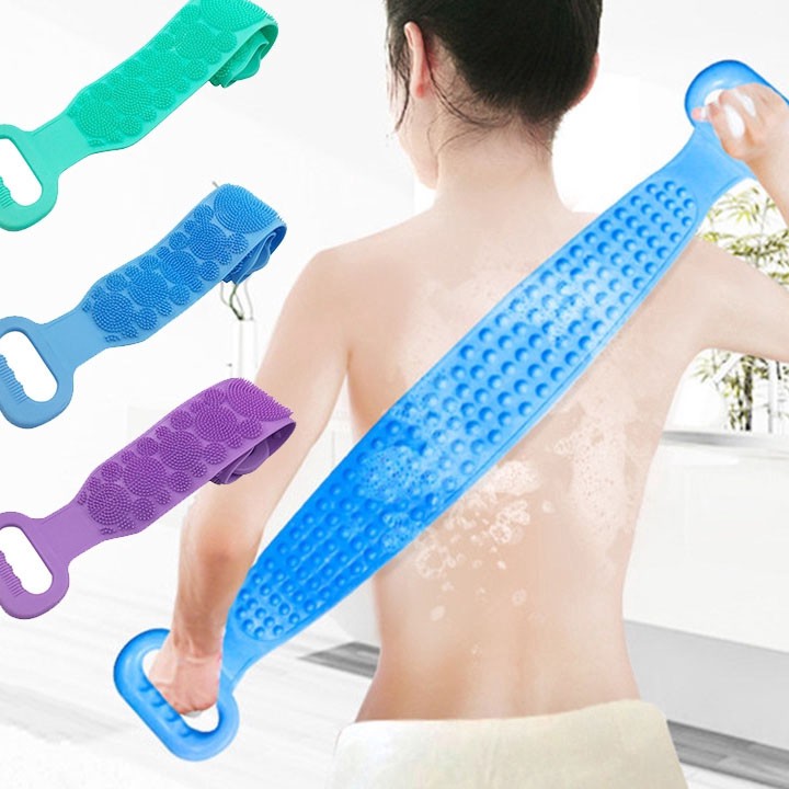 Dây chà lưng silicon 2 mặt
