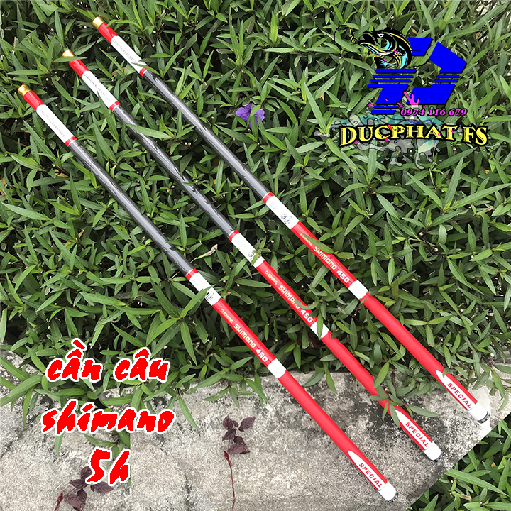 Cần câu tay shimano, daiwa, carbon 5h